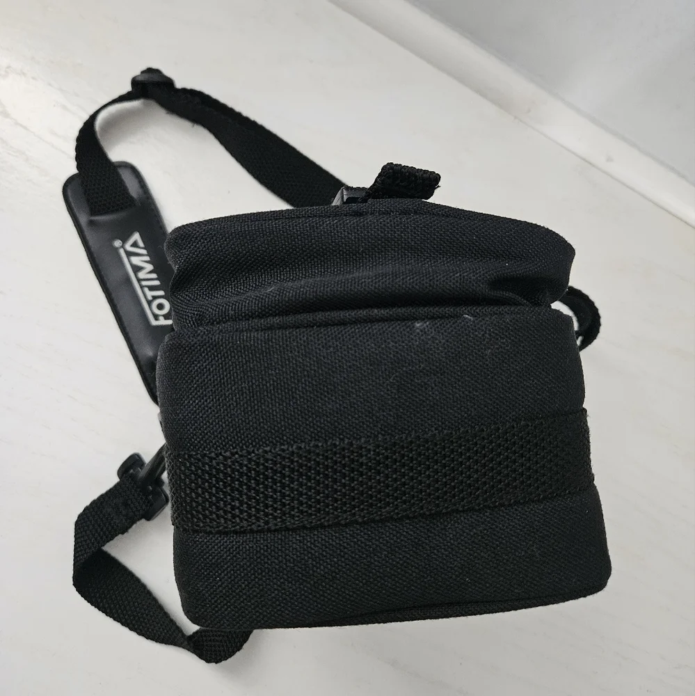 Fotima black camera‎ carrying case model no. 60C with strap and pockets